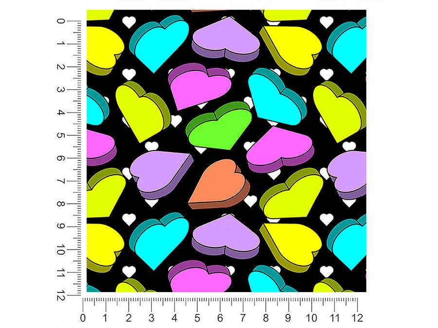 candygram crunch heart 1ft x 1ft Craft Sheets