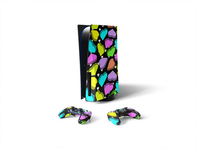 candygram crunch heart Sony PS5 DIY Skin