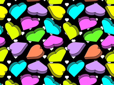 Candygram Crunch Heart Vinyl Wrap Pattern~Rwraps Series 914 Digitally Printed Vinyl Wrap~0