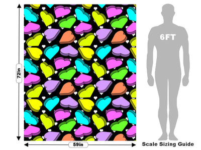 Candygram Crunch Heart Vehicle Wrap Scale~Rwraps Series 914 Candygram Crunch Heart Measurements~1
