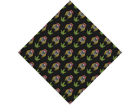 Cannabinoid Skulls Halloween Vinyl Wrap Pattern