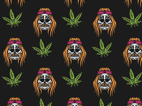 Cannabinoid Skulls Halloween Vinyl Wrap Pattern~Rwraps Series 914 Digitally Printed Vinyl Wrap~0