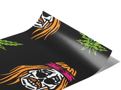 Cannabinoid Skulls Halloween Vinyl Wraps~Rwraps Series 914 Digitally Printed Vinyl Wrap~0