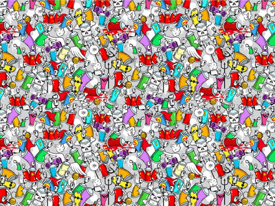 Cannon Fire Graffiti Vinyl Wrap Pattern~Rwraps Series 914 Digitally Printed Vinyl Wrap~0