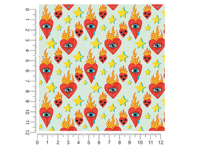 cant help falling heart 1ft x 1ft Craft Sheets