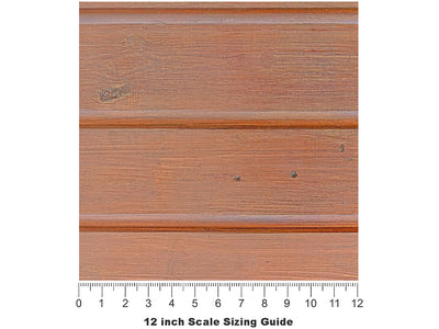 Cantaloupe  Wood Plank Vinyl Film Pattern Size 12 inch Scale~Rwraps Cantaloupe  Wood Plank Sizing Chart~3