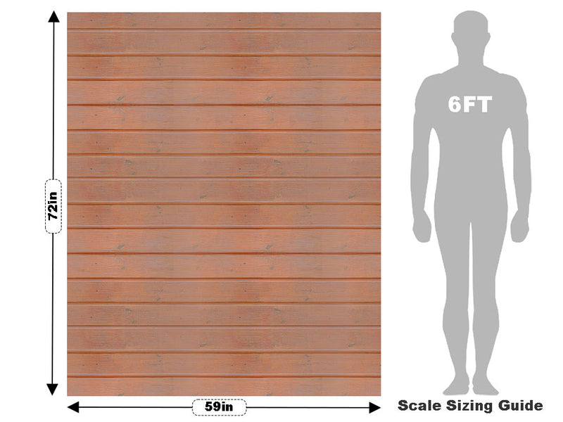 Cantaloupe  Wood Plank Vehicle Wrap Scale~Rwraps Series 914 Cantaloupe  Wood Plank Measurements~2