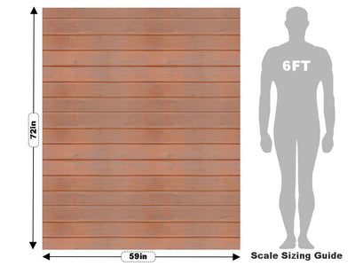 Cantaloupe  Wood Plank Vehicle Wrap Scale~Rwraps Series 914 Cantaloupe  Wood Plank Measurements~2