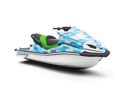Capri Blue Brick Jet Ski Vinyl Customized Wrap