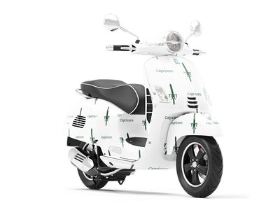 Capricorn Swords Astrology Vespa Scooter Wrap Film