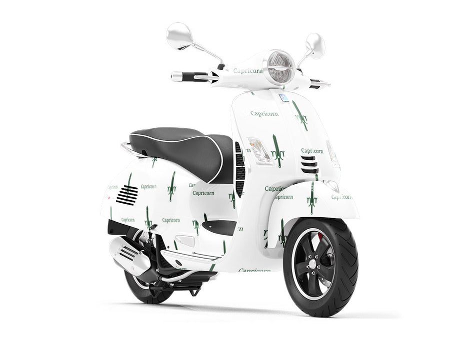Capricorn Swords Astrology Vespa Scooter Wrap Film
