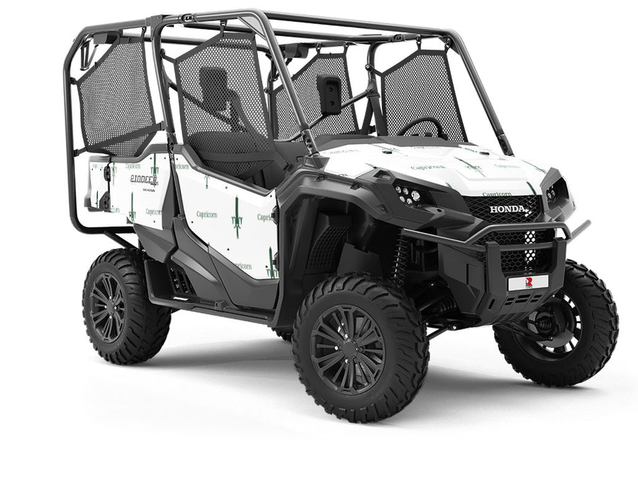 Capricorn Swords Astrology Utility Vehicle Vinyl Wrap