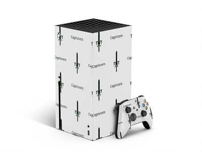 capricorn swords astrology XBOX DIY Decal