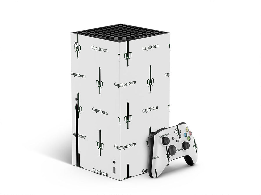 capricorn swords astrology XBOX DIY Decal