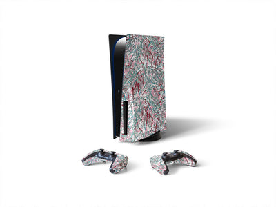 captured abstract geometric Sony PS5 DIY Skin