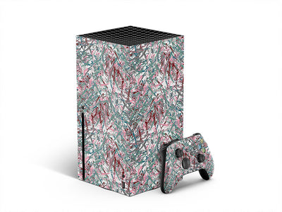 captured abstract geometric XBOX DIY Decal