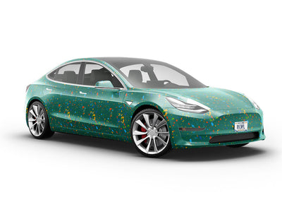 Capturing Moods Paint Splatter Vehicle Vinyl Wrap