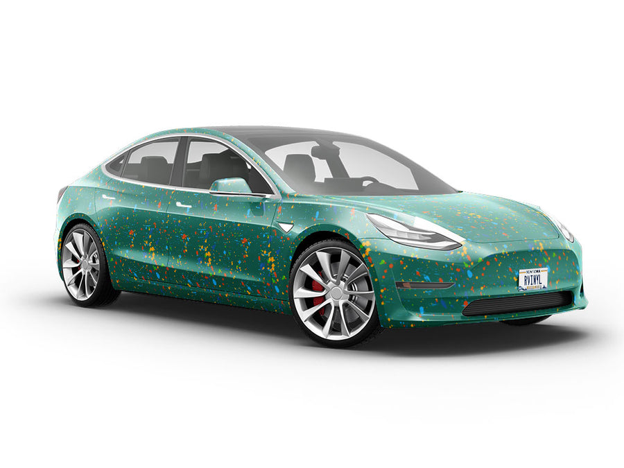 Capturing Moods Paint Splatter Vehicle Vinyl Wrap