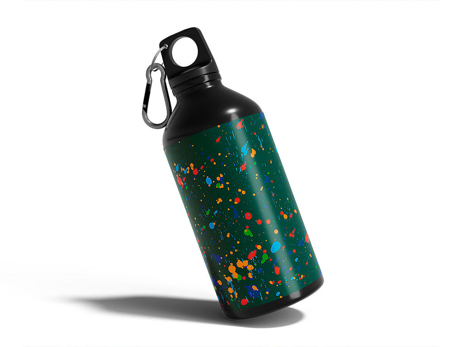 capturing moods paint splatter Water Bottle DIY Stickers