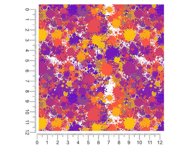 car crash paint splatter 1ft x 1ft Craft Sheets