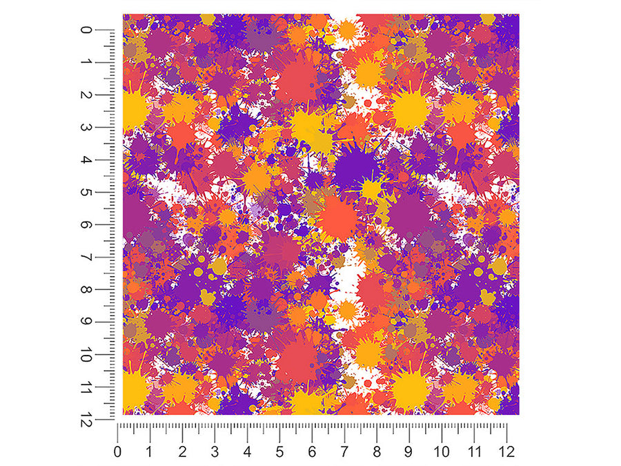 car crash paint splatter 1ft x 1ft Craft Sheets