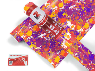 car crash paint splatter Craft Vinyl Roll