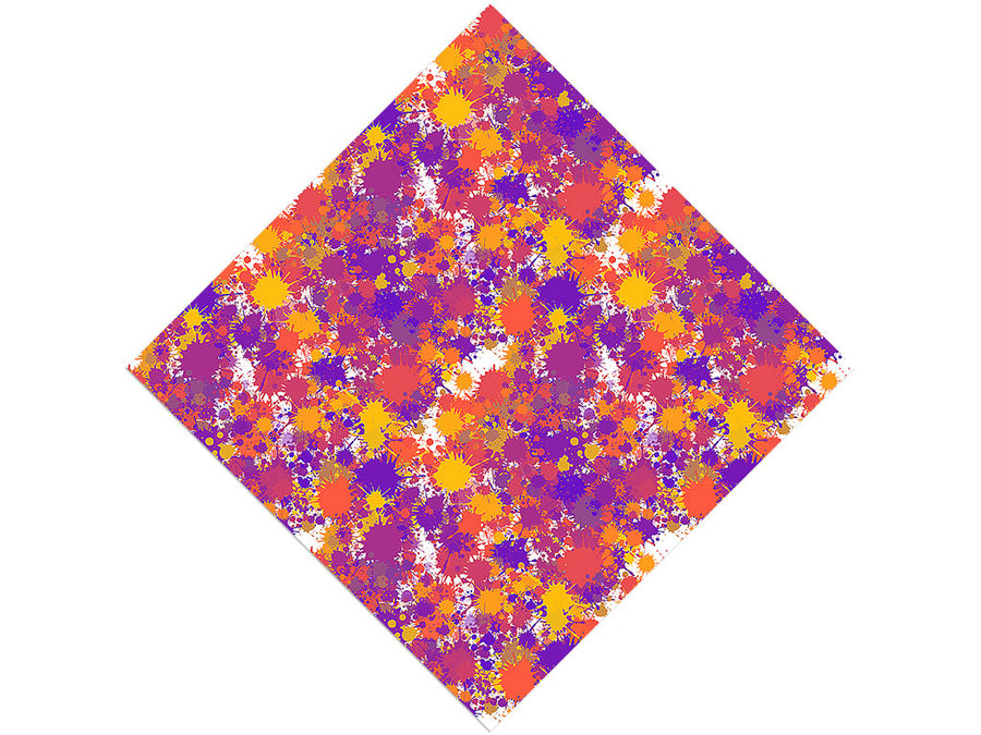 Car Crash Paint Splatter Vinyl Wrap Pattern