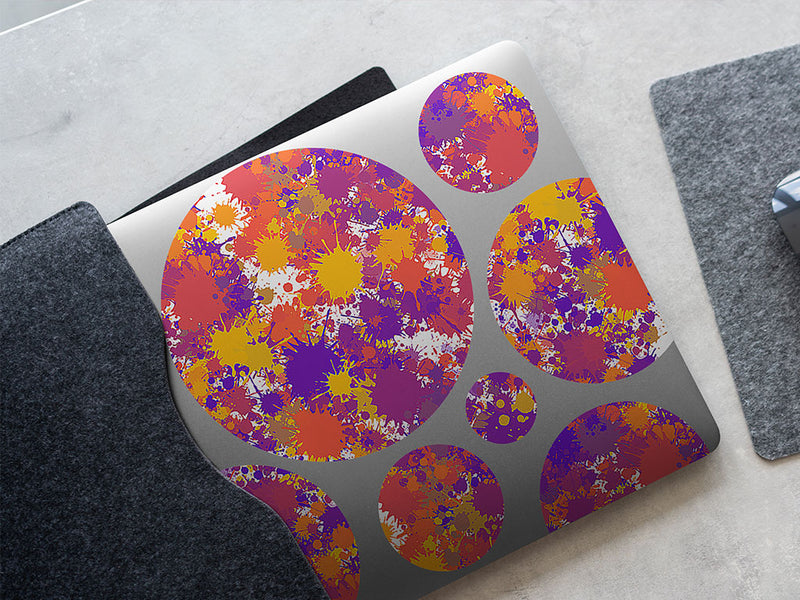 car crash paint splatter DIY Laptop Stickers