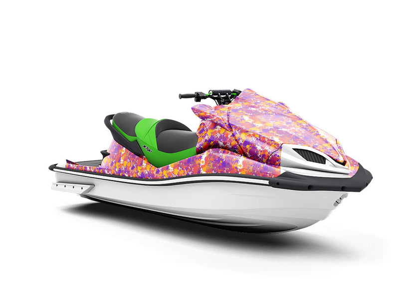 Car Crash Paint Splatter Jet Ski Vinyl Customized Wrap