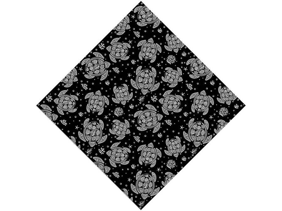 Carapace Tessellation Marine Life Vinyl Wrap Pattern