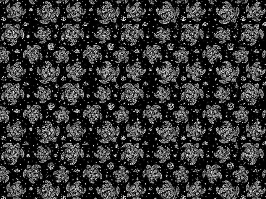 Carapace Tessellation Marine Life Vinyl Wrap Pattern~Rwraps Series 914 Digitally Printed Vinyl Wrap~0