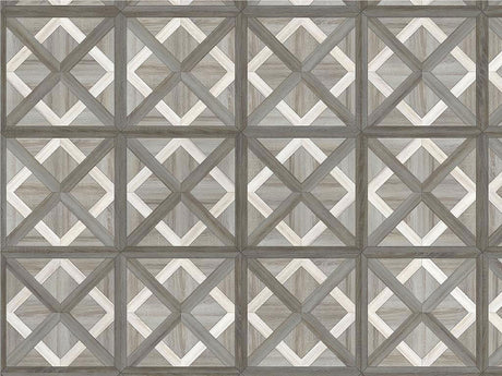 Carbon Stain Wooden Parquet Vinyl Wrap Pattern~Rwraps Series 914 Digitally Printed Vinyl Wrap~0
