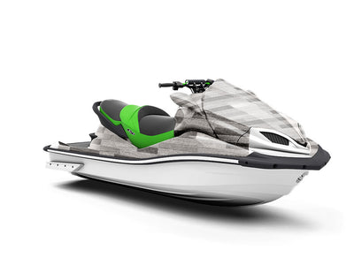 Carbon Stain Wooden Parquet Jet Ski Vinyl Customized Wrap