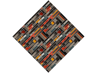 Carbonized Tile Vinyl Wrap Pattern