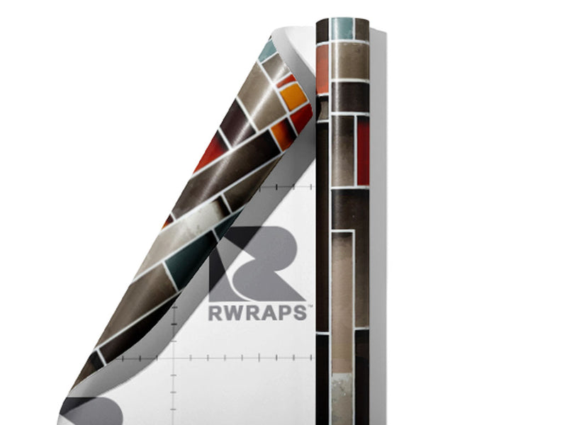 Carbonized Tile Wrap Film Sheets~Rwraps Series 914 Carbonized Tile Scrolled Sheet~4