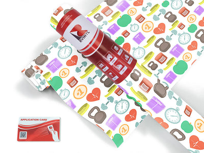 cardio workout sport Craft Vinyl Roll