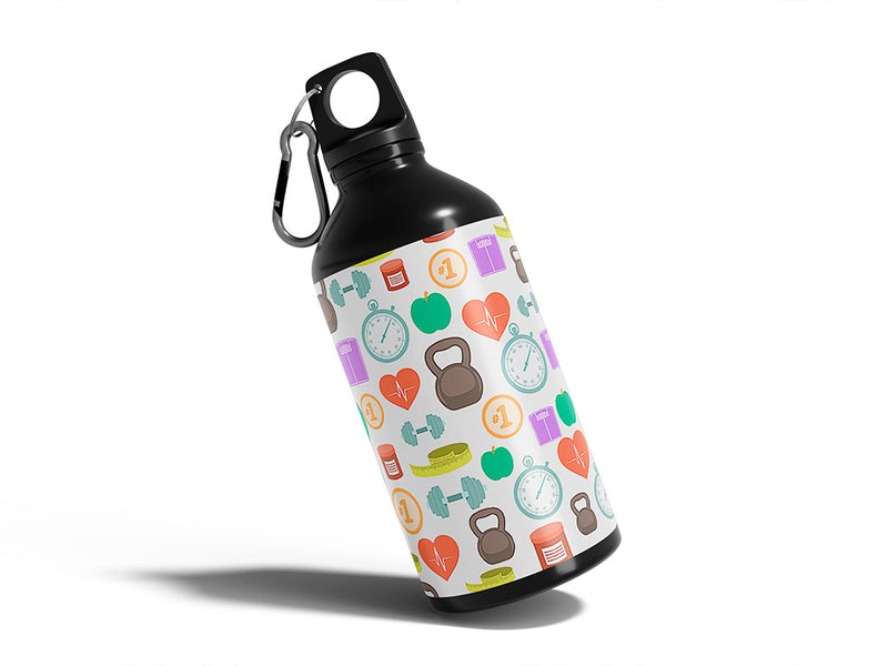 cardio workout sport Water Bottle DIY Stickers