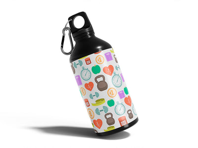 cardio workout sport Water Bottle DIY Stickers