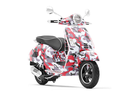 Carmen Flecktarn Camouflage Vespa Scooter Wrap Film