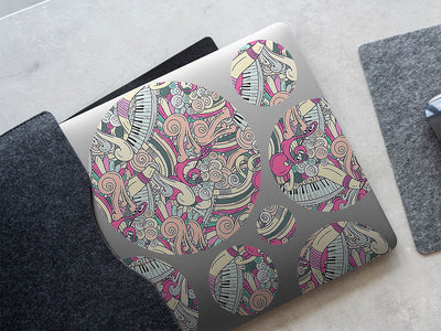 carnation chords music DIY Laptop Stickers