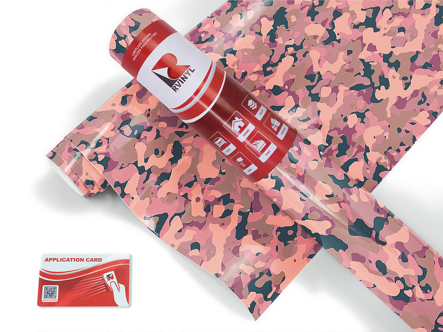 carnation erdl camouflage Craft Vinyl Roll