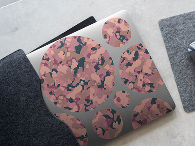 carnation erdl camouflage DIY Laptop Stickers