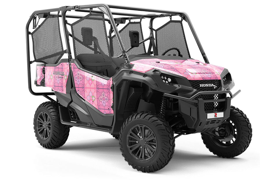 Carnation Tile Utility Vehicle Vinyl Wrap