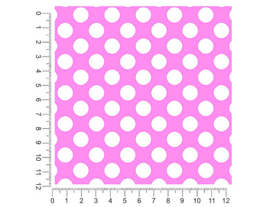 carnation pink polka dot 1ft x 1ft Craft Sheets