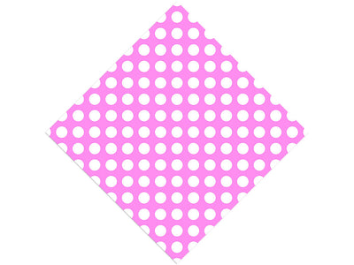 Carnation Pink Polka Dot Vinyl Wrap Pattern