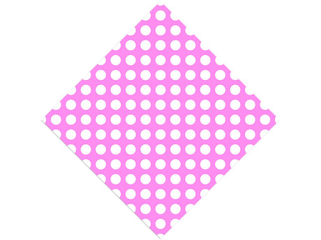 Carnation Pink Polka Dot Vinyl Wrap Pattern