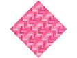 Carnation Pink Brick Vinyl Wrap Pattern