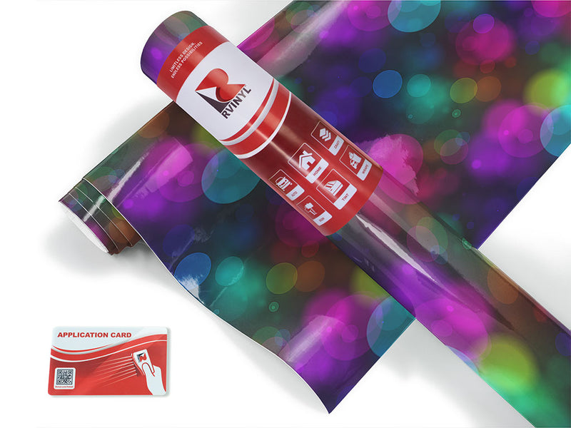 carnival nights bokeh Craft Vinyl Roll