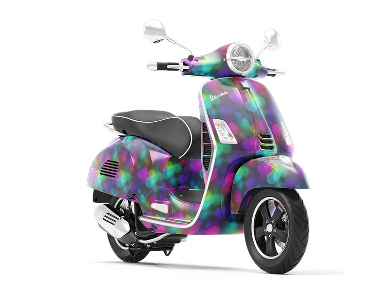 Carnival Nights Bokeh Vespa Scooter Wrap Film