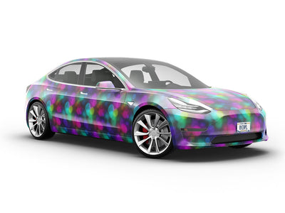 Carnival Nights Bokeh Vehicle Vinyl Wrap